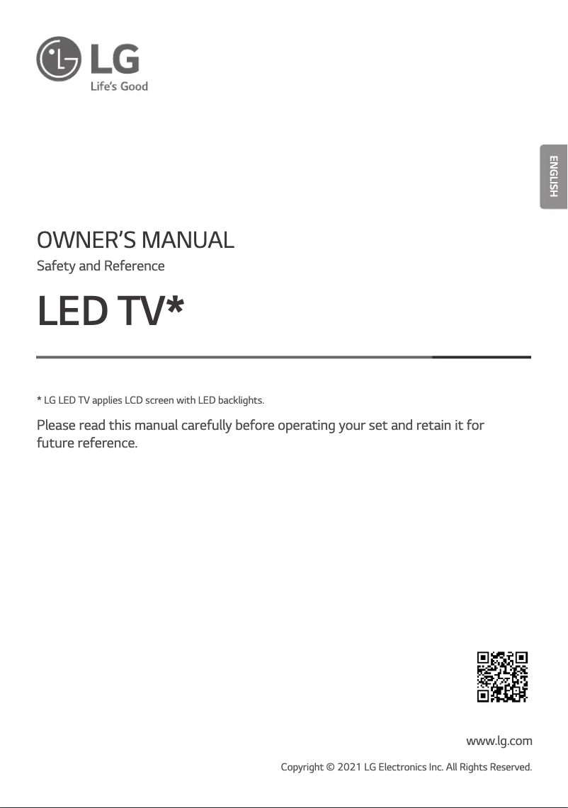 Page 1 de la notice Manuel utilisateur LG 75QNED91C