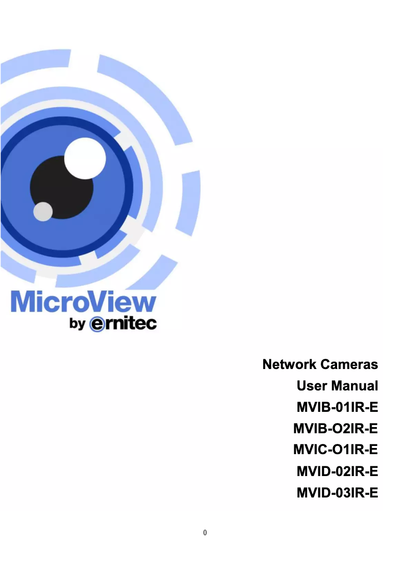 Page 1 de la notice Manuel utilisateur MicroView MVIC-01IR-E