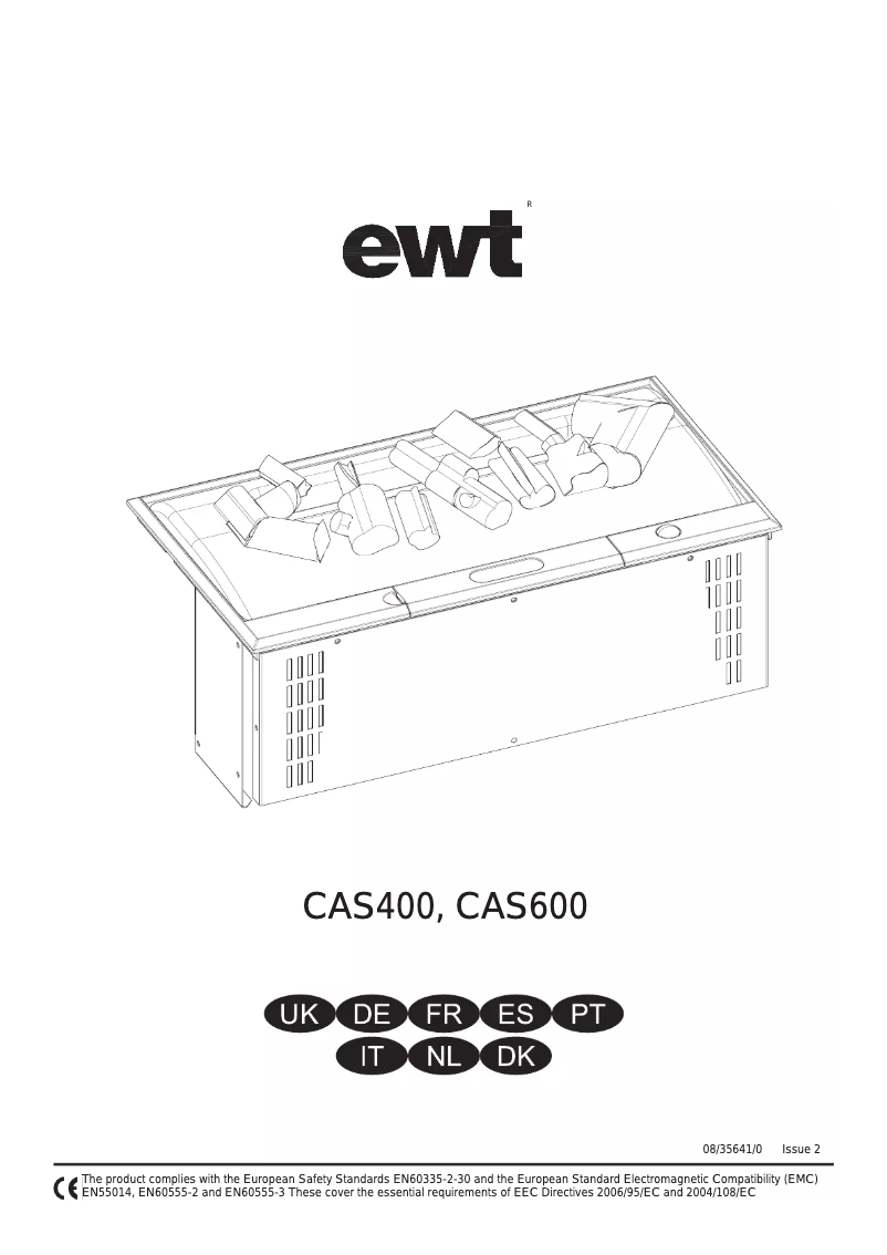 Page 1 de la notice Manuel utilisateur EWT CAS600NH