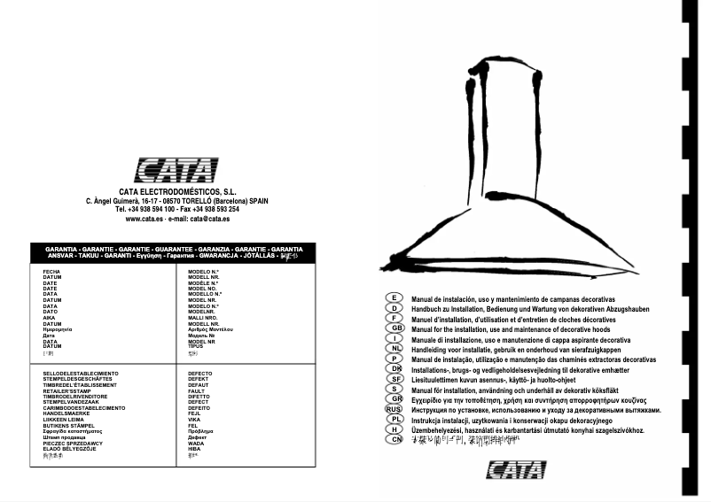 Page n°1 - Manuel utilisateur CDA CPX9SS
