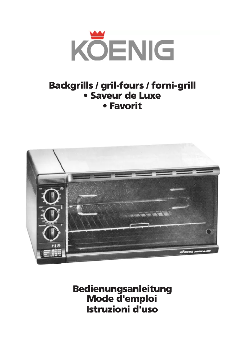 Página 1 del manual Manual de usuario Koenig B00901