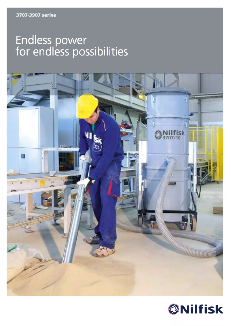 Página 1 del manual Folleto Nilfisk 3907W