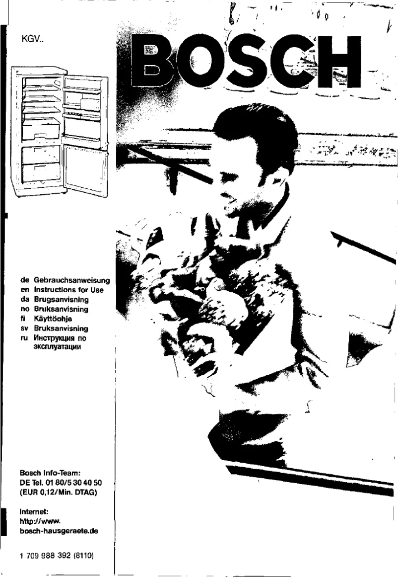 Page 1 de la notice Manuel utilisateur Bosch KGV35420