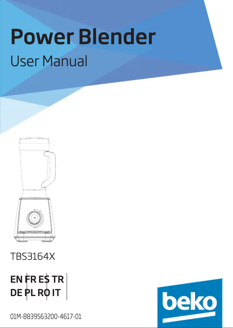 Página 1 del manual Manual de usuario Beko TBS3164X