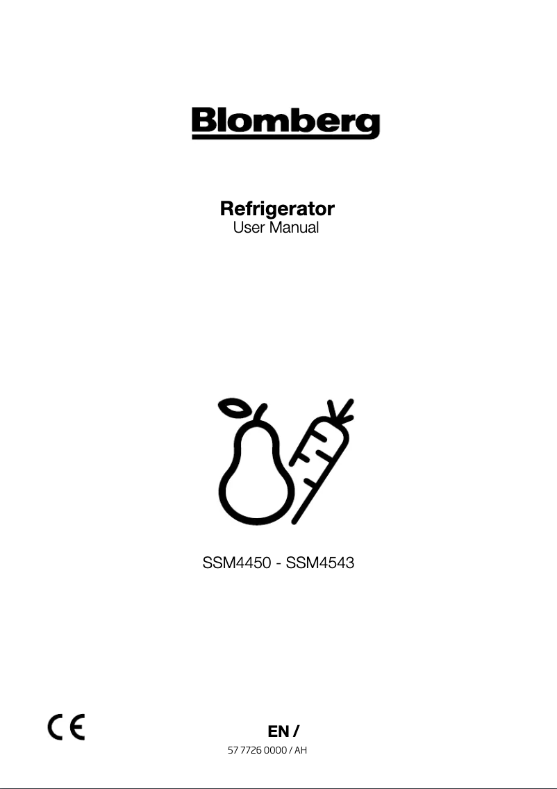 Page 1 de la notice Manuel utilisateur Blomberg SSM4543