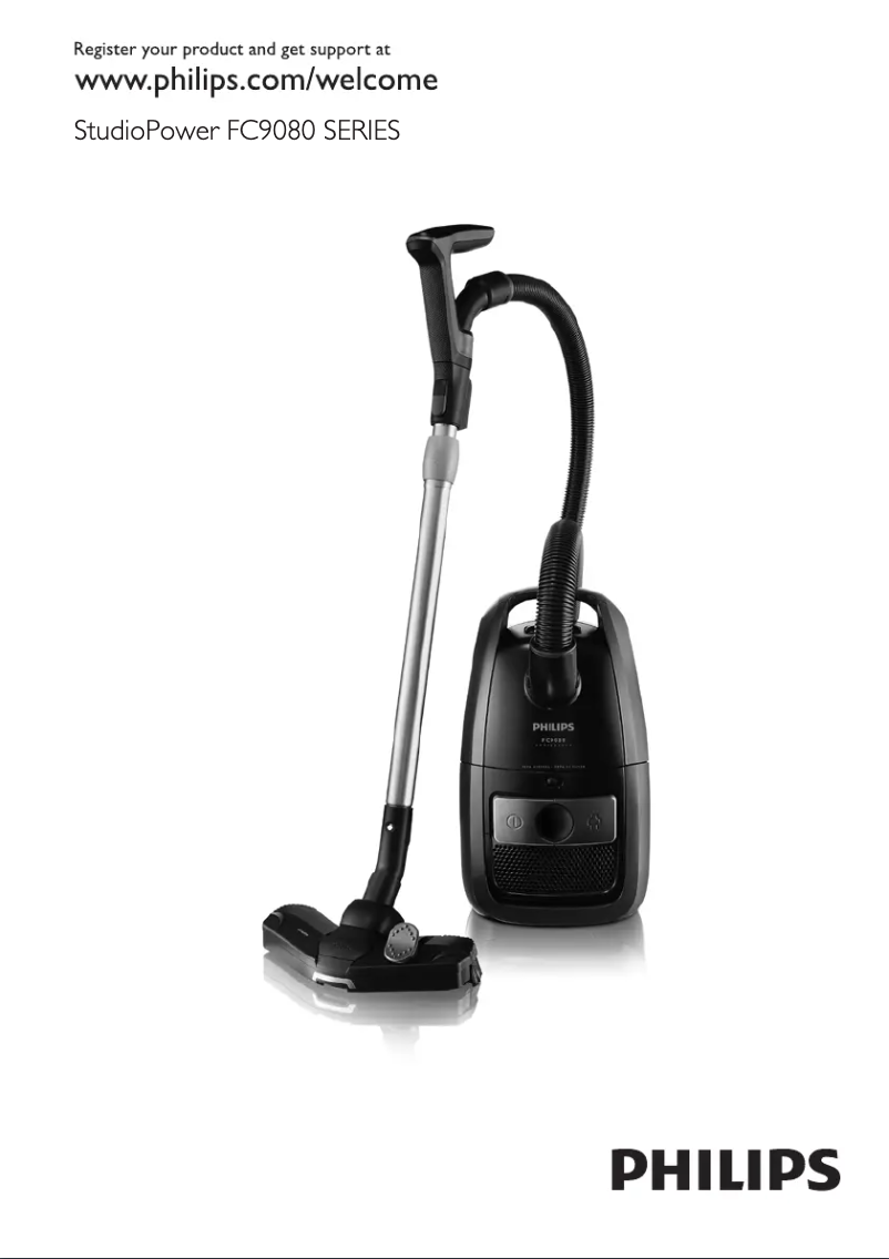 Imagen de la primera página del manual del dispositivo StudioPower FC9087