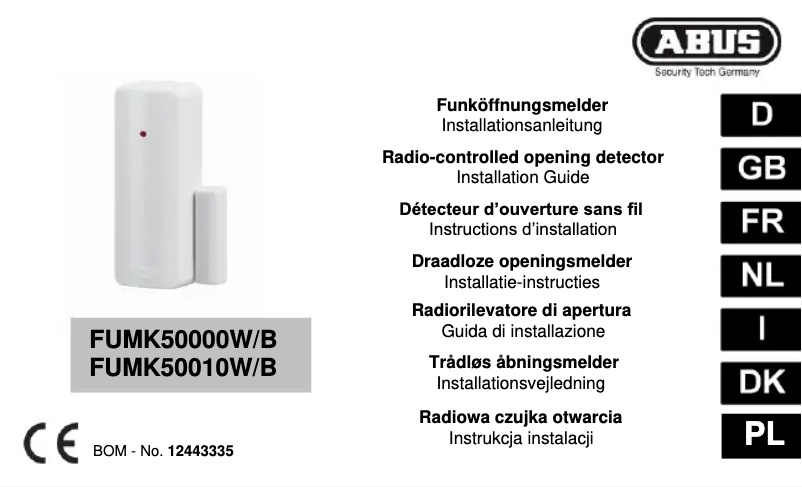 Page n°1 - Mode d'emploi Abus FUMK50000B