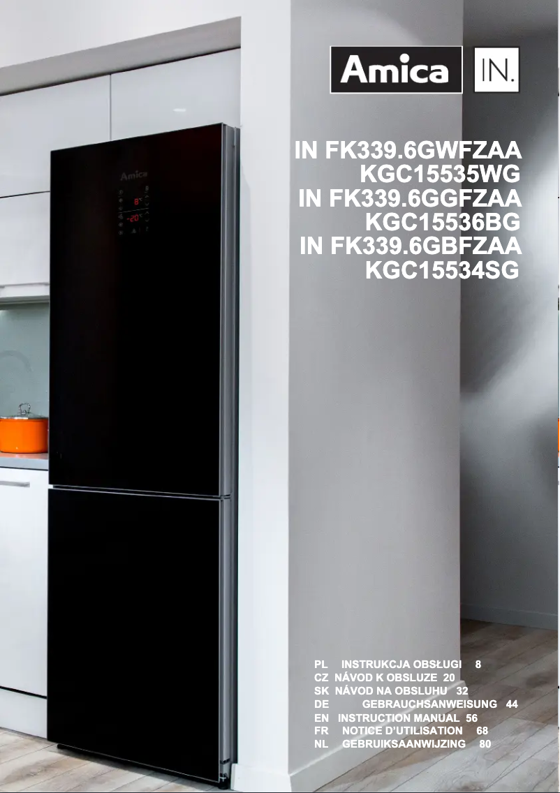 Image de la première page du manuel de l'appareil IN FK339.6GGF