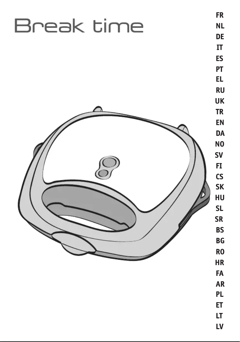 Image de la première page du manuel de l'appareil Break Time SW6118