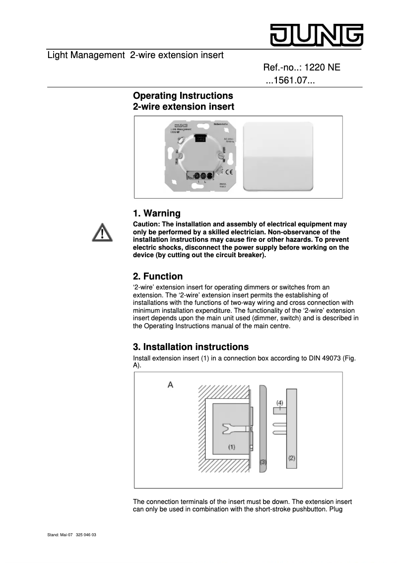 Image de la première page du manuel de l'appareil CD1561.07
