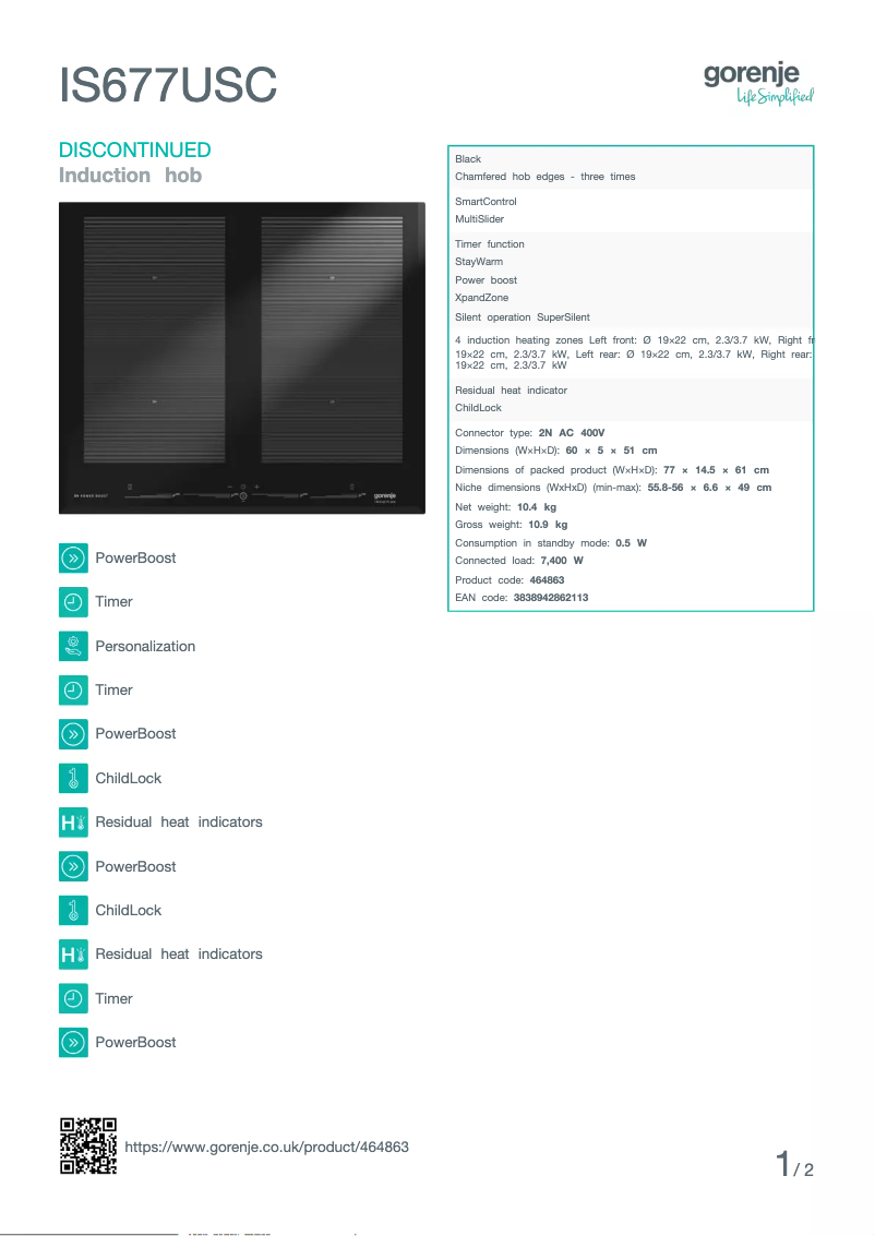Image de la première page du manuel de l'appareil IS677USC