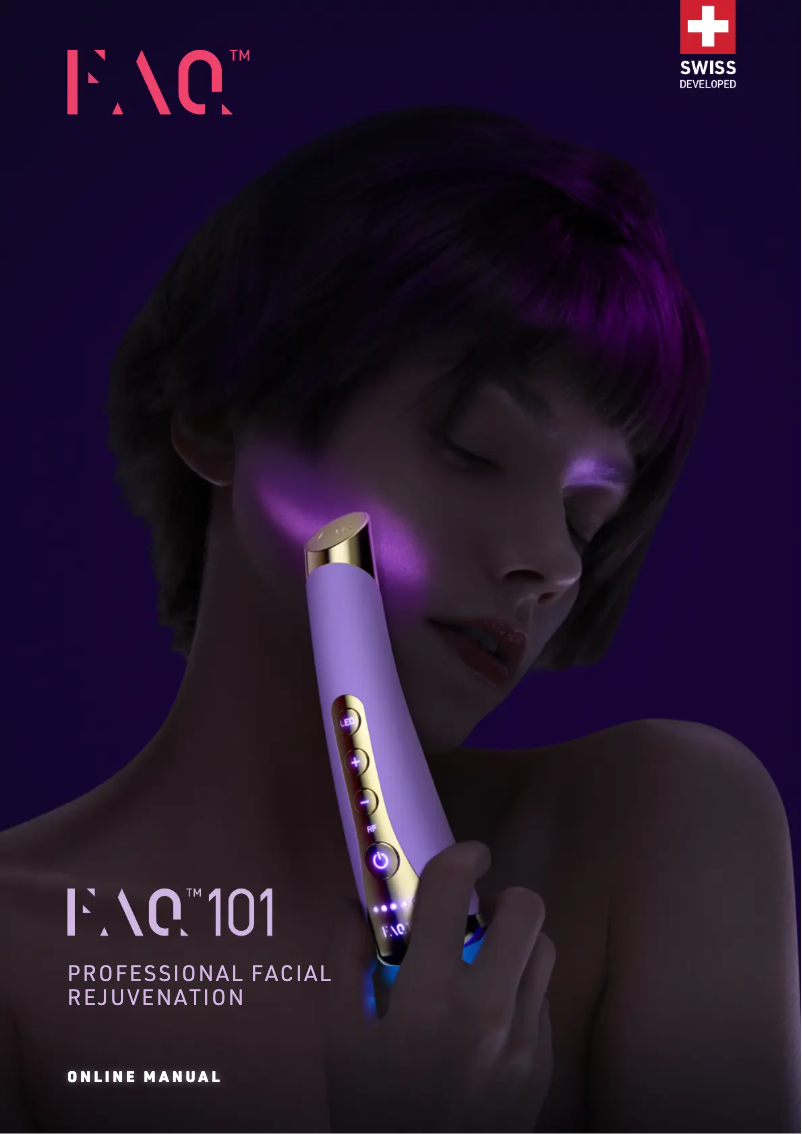 Página 1 del manual Manual de usuario Foreo FAQ 101