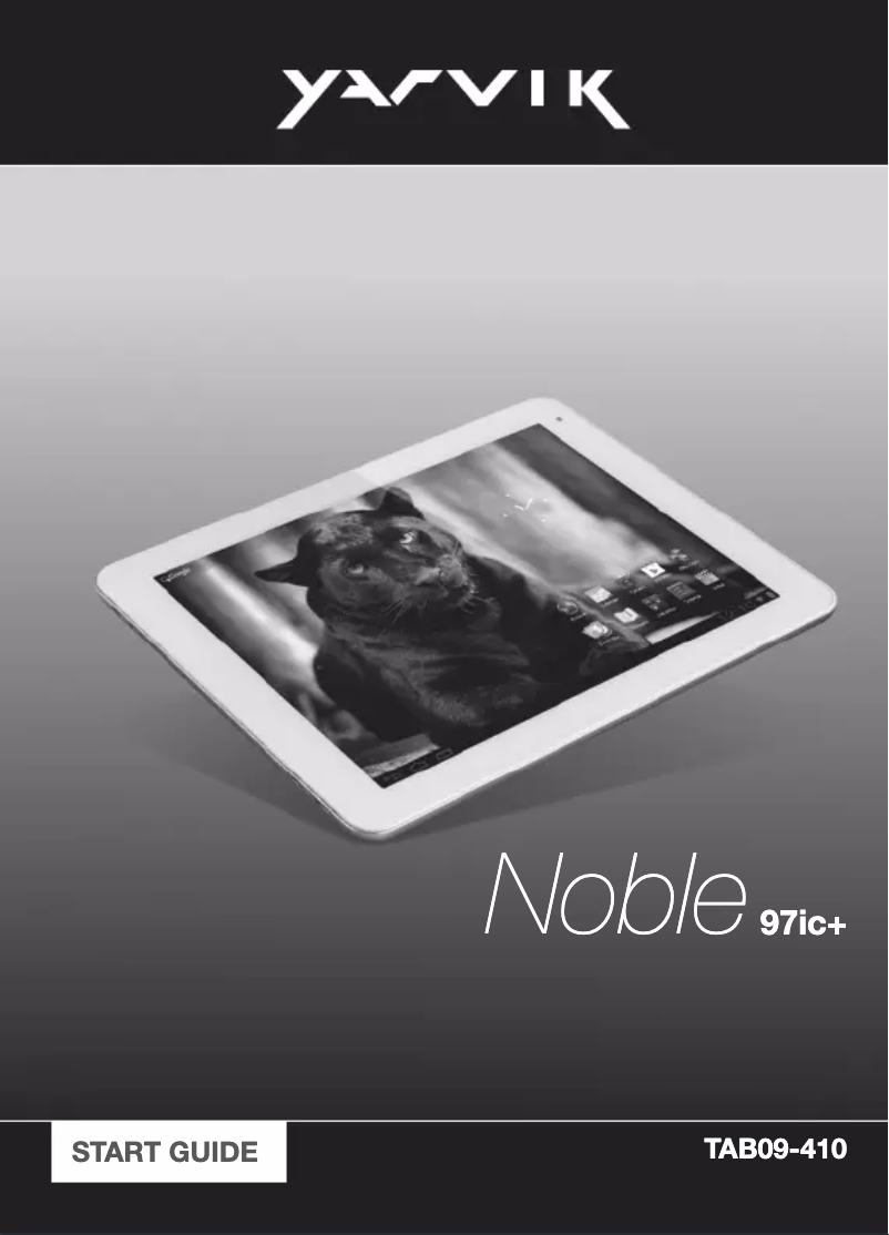 Page n°1 - Manuel utilisateur Yarvik Noble 9.7