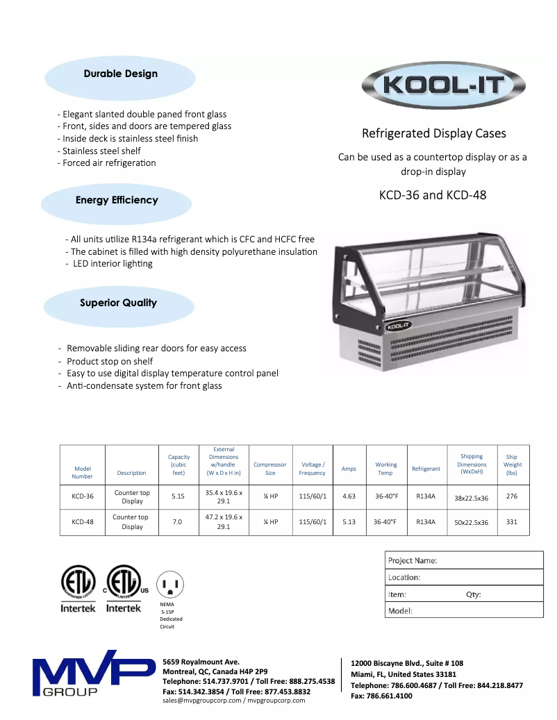 Página 1 del manual Manual de usuario Kool-It KCD-36