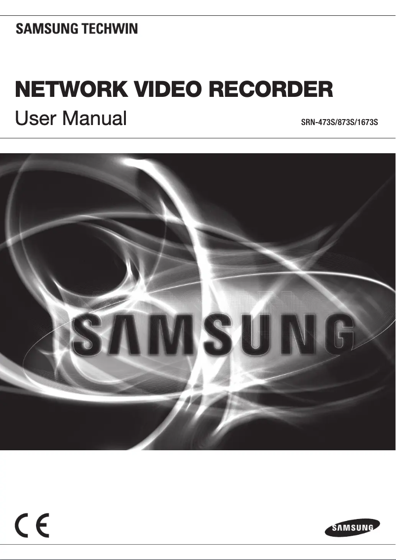 Image de la première page du manuel de l'appareil SRN-1673S