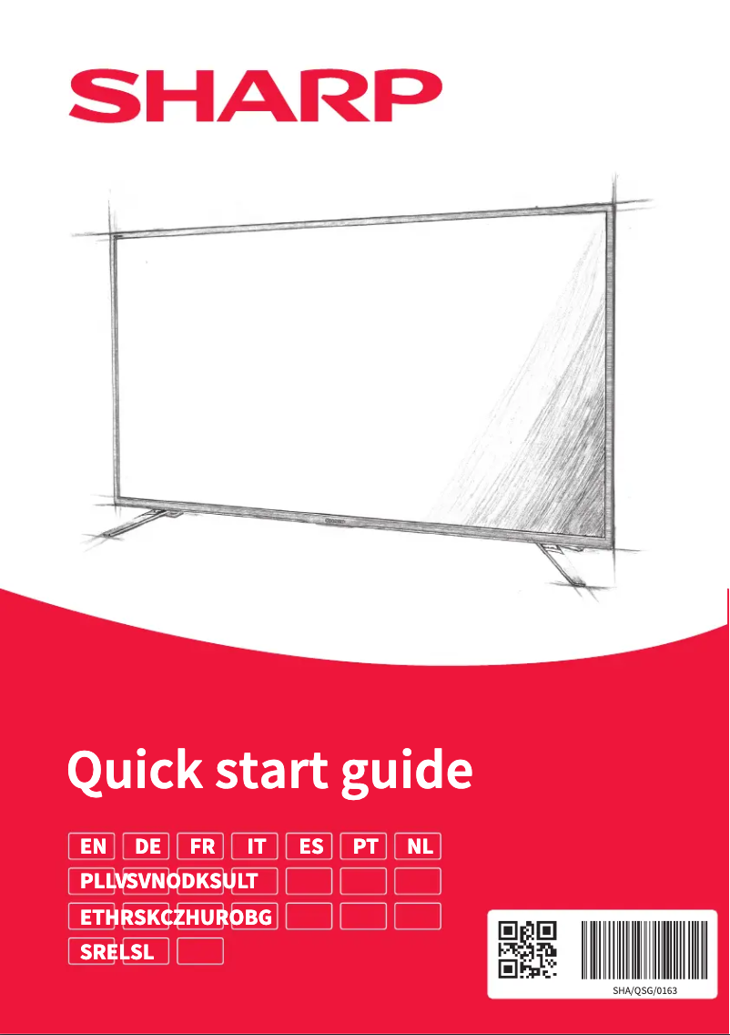 Page 1 de la notice Manuel utilisateur Sharp 40FE2E