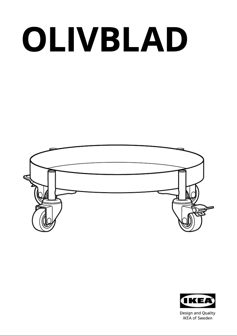 Image de la première page du manuel de l'appareil OLIVBLAD 305.613.15