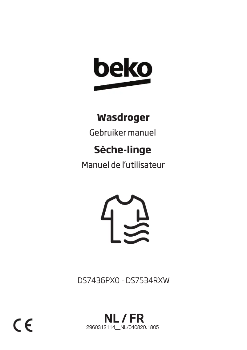 Page n°1 - Manuel utilisateur Beko DS7534RXW