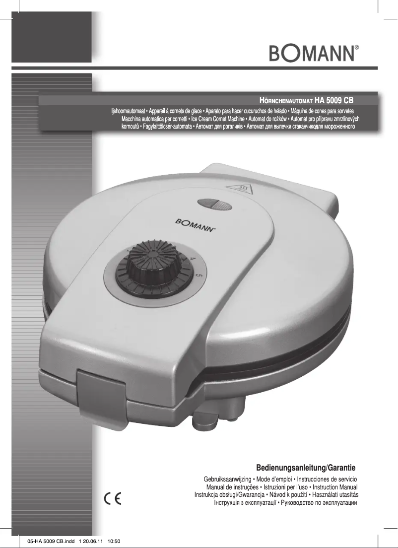 Page 1 de la notice Manuel utilisateur Bomann HA 5009 CB
