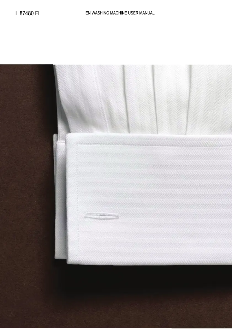 Page 1 de la notice Manuel utilisateur AEG L87480FL