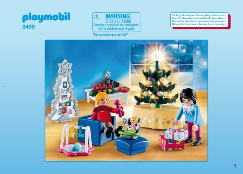 Page n°1 - Manuel utilisateur Playmobil 9495