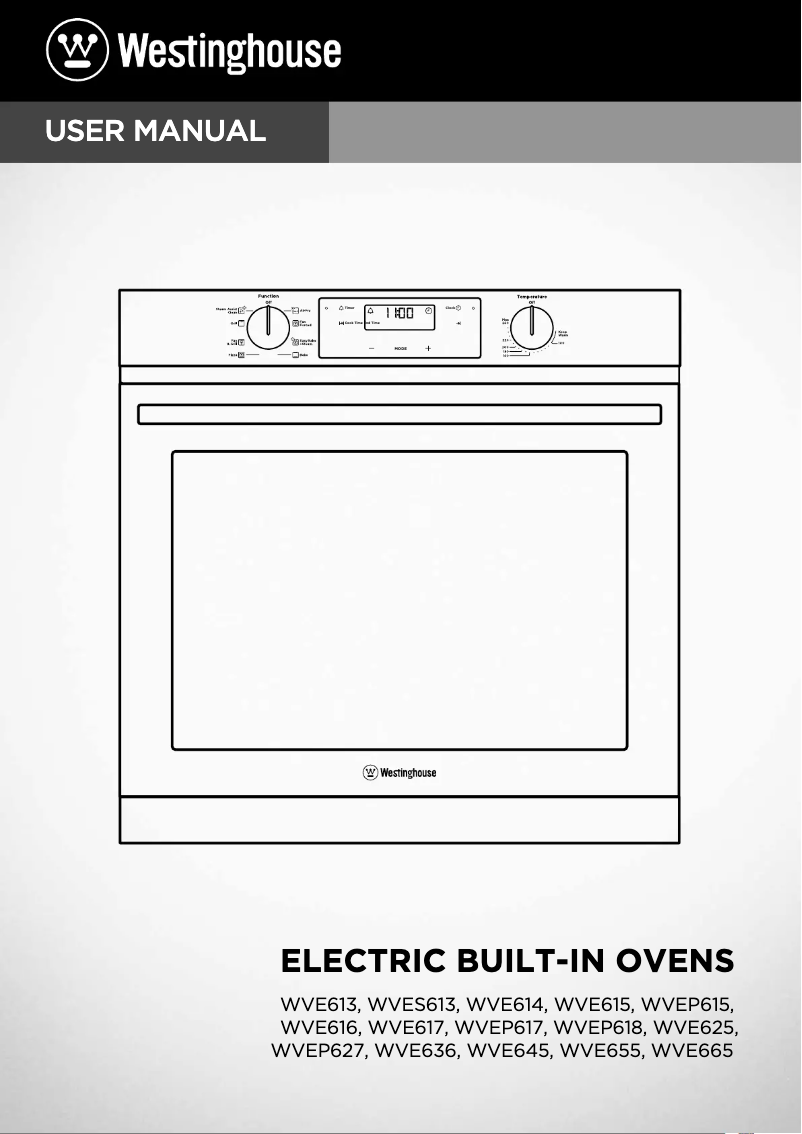 Página 1 del manual Manual de usuario Westinghouse WVE665