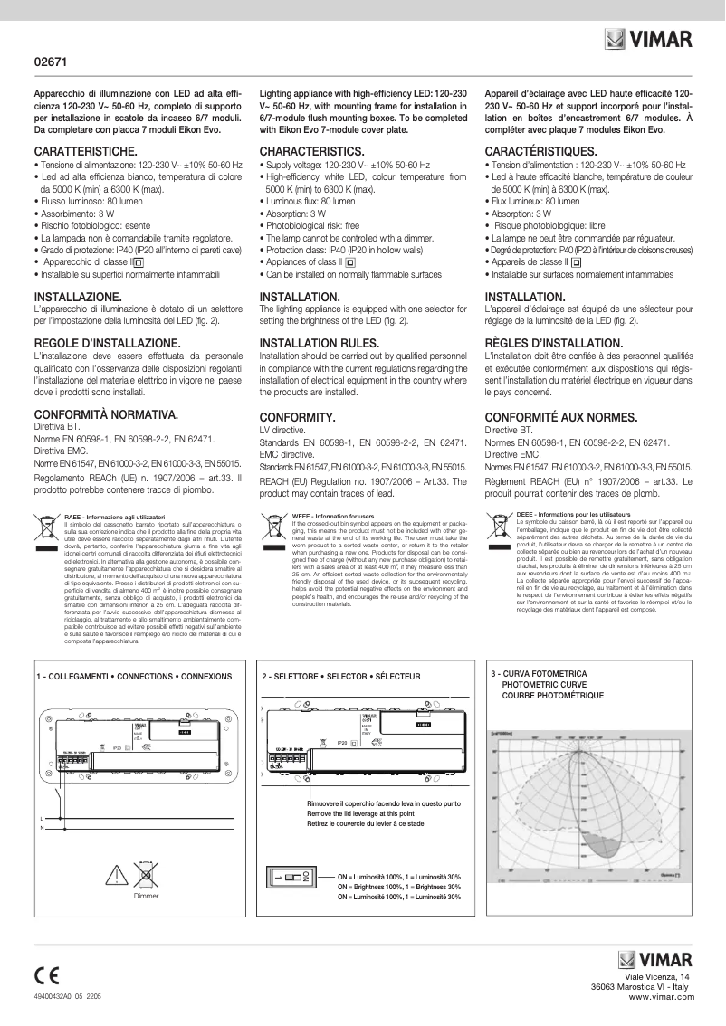 Image de la première page du manuel de l'appareil 02671