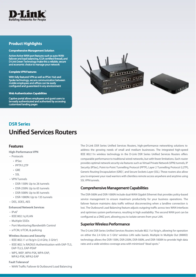 Image de la première page du manuel de l'appareil DSR-1000N