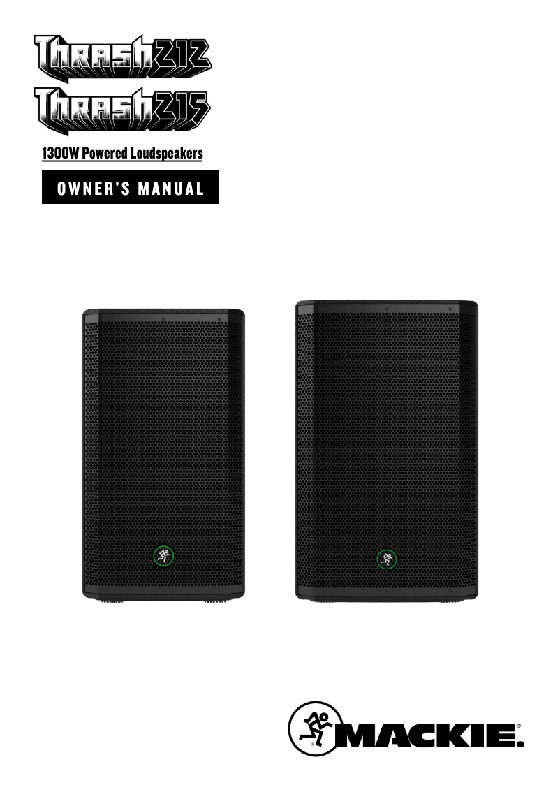 Image de la première page du manuel de l'appareil Thrash 215