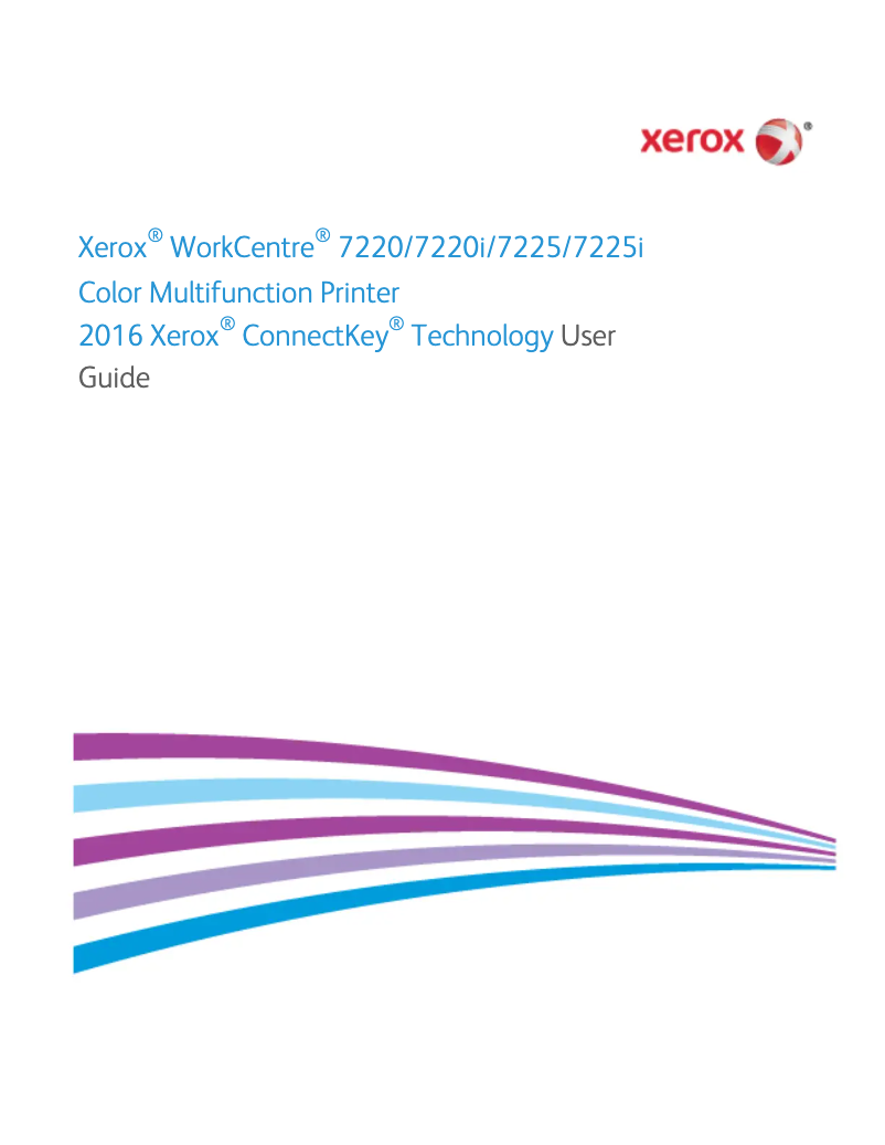 Page n°1 - Manuel utilisateur Xerox WorkCentre 7220