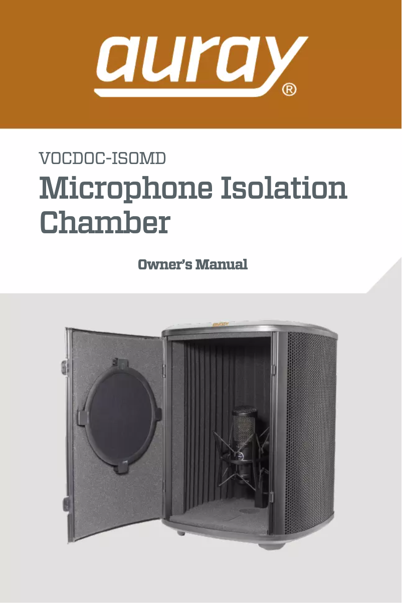 Page 1 de la notice Manuel utilisateur Auray VOCDOC-ISOMD