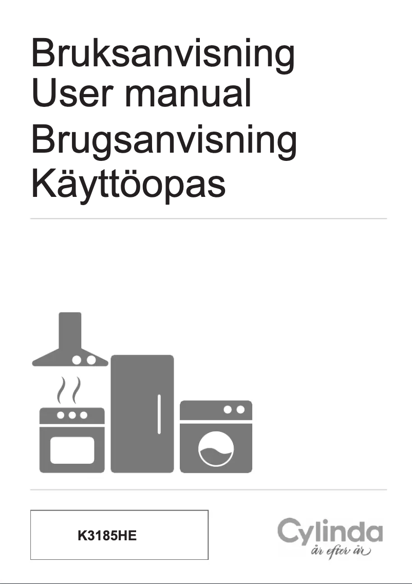 Image de la première page du manuel de l'appareil K3185HE