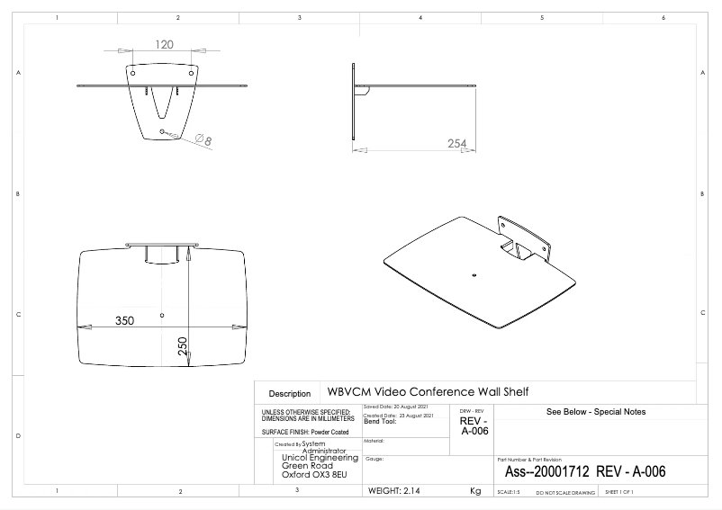 Page n°1 - Manuel utilisateur Unicol WBVC