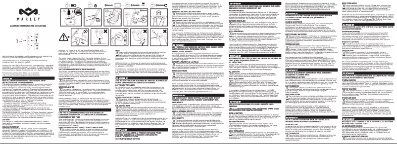 Page n°1 - Manuel utilisateur House of Marley Voyage BT EM-FE053
