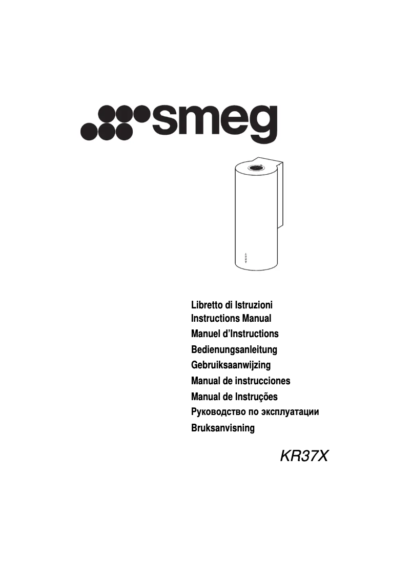 Page n°1 - Manuel utilisateur Smeg KR37X