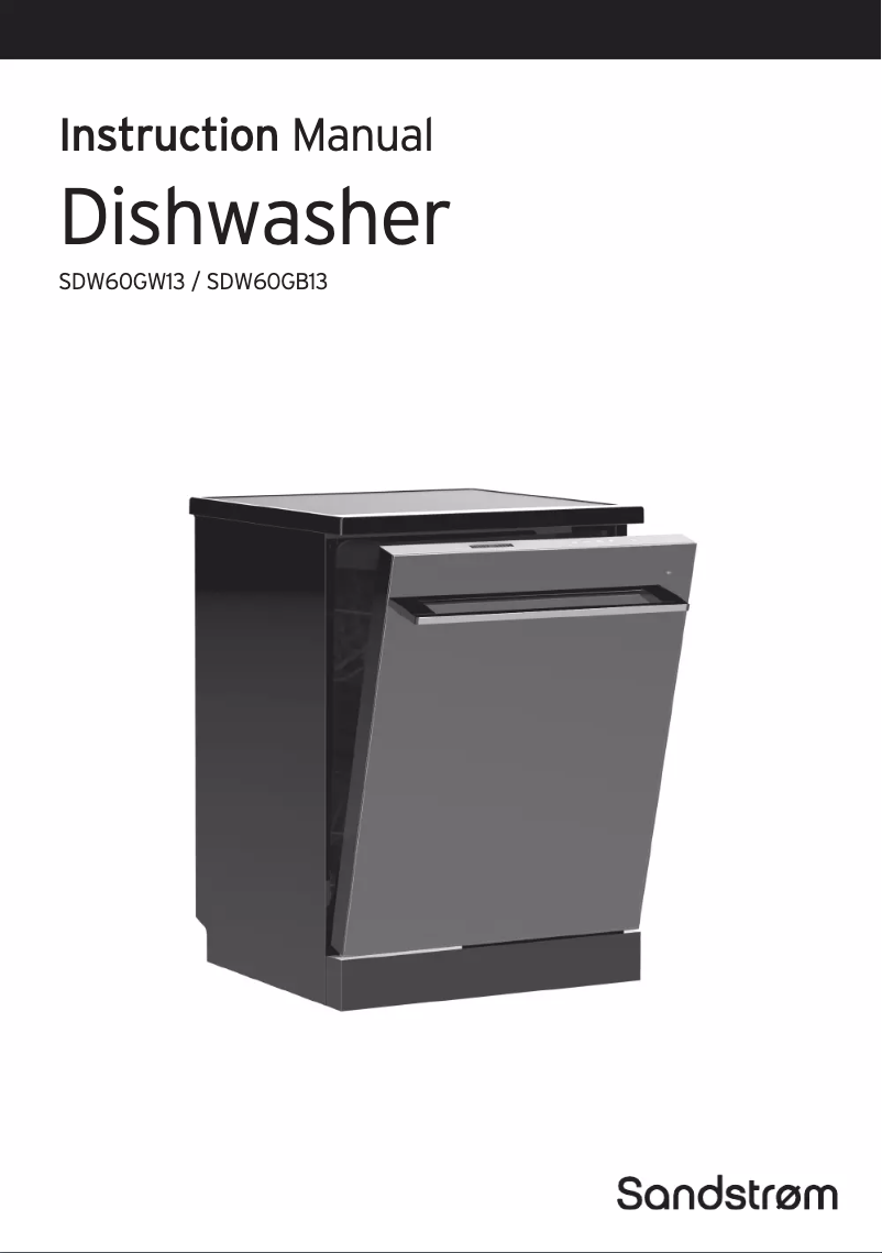 Page 1 de la notice Manuel utilisateur Sandstrøm SDW60GB13