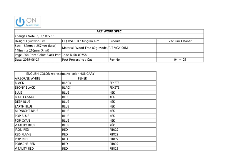 Página 1 del manual Manual de usuario Samsung SC07M21N9VD