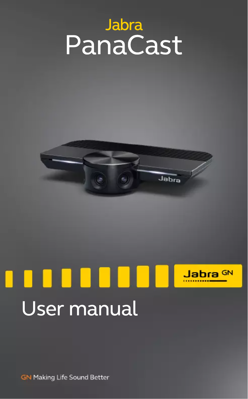 Page 1 de la notice Manuel utilisateur Jabra PanaCast