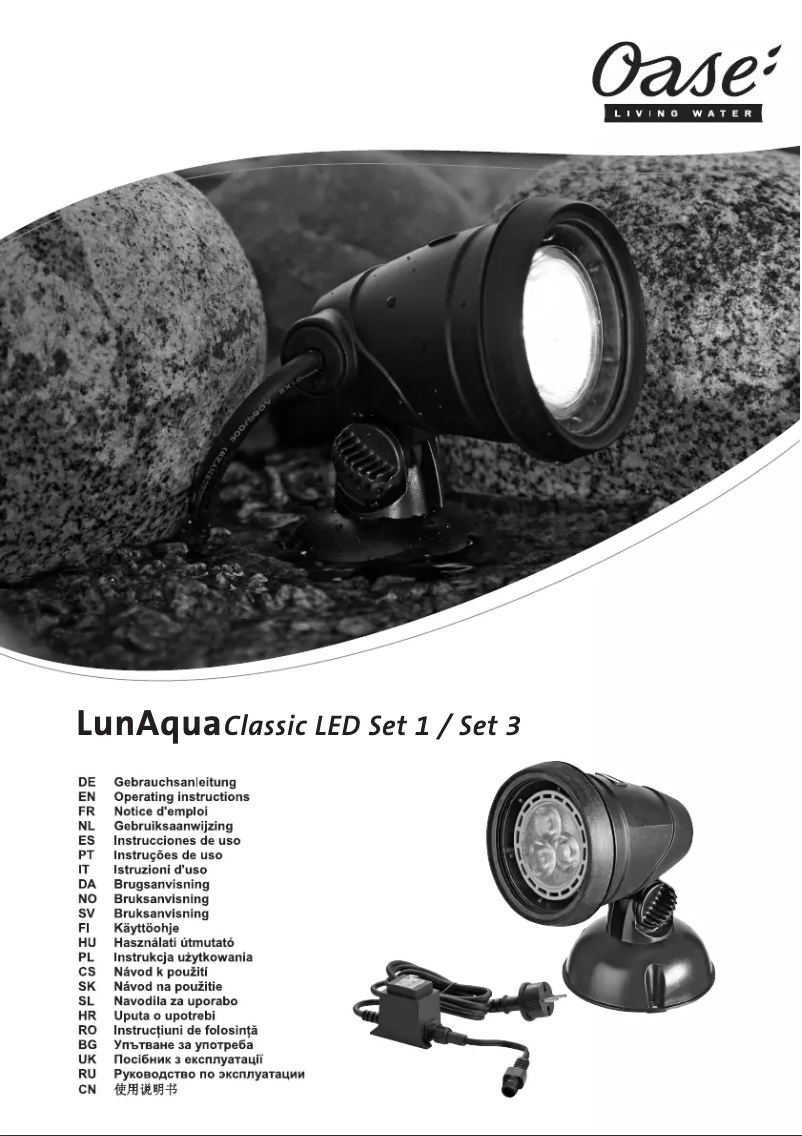 Image de la première page du manuel de l'appareil LunAqua Classic LED