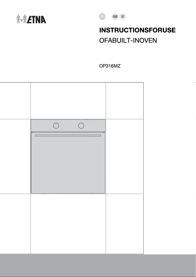 Page 1 de la notice Manuel utilisateur Etna OPS916MZ