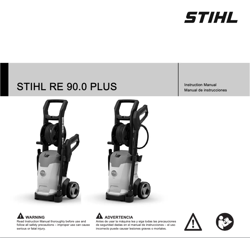 Página 1 del manual Manual de usuario Stihl RE 90 Plus