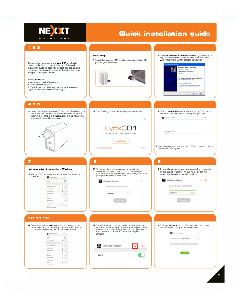 Image de la première page du manuel de l'appareil Lynx301