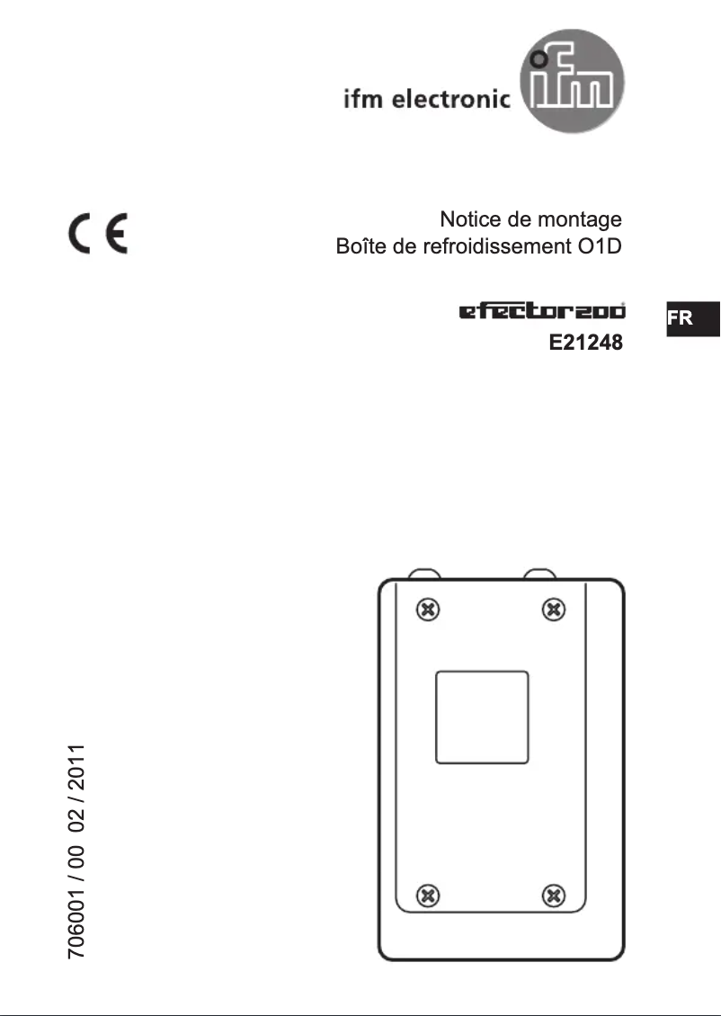 Page 1 de la notice Manuel utilisateur IFM E21248