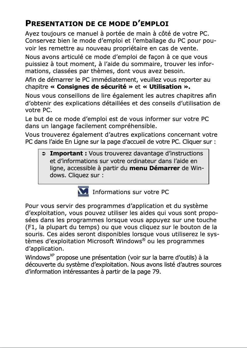 Image de la première page du manuel de l'appareil MD 95132