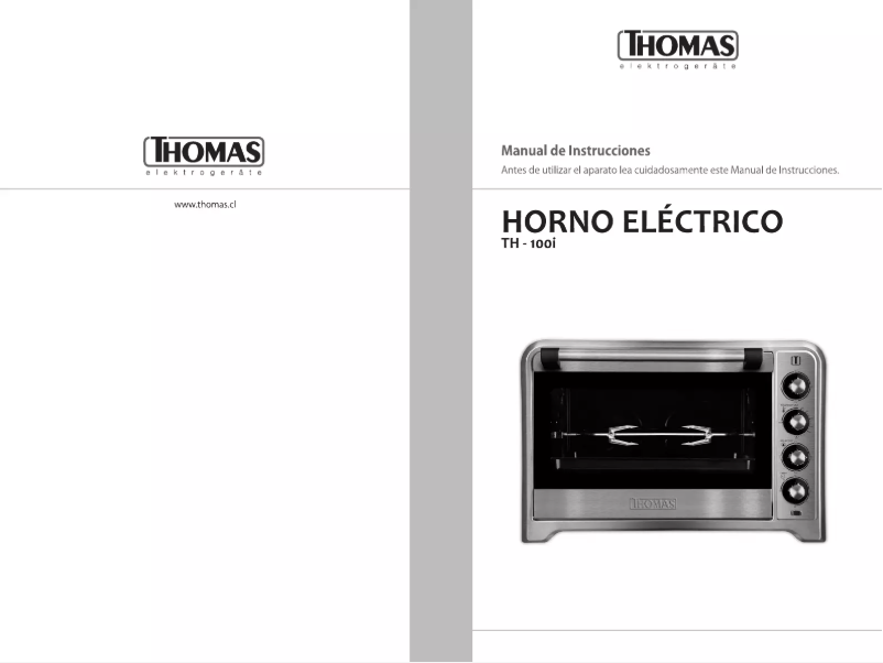 Page n°1 - Manuel utilisateur Thomas TH-100I