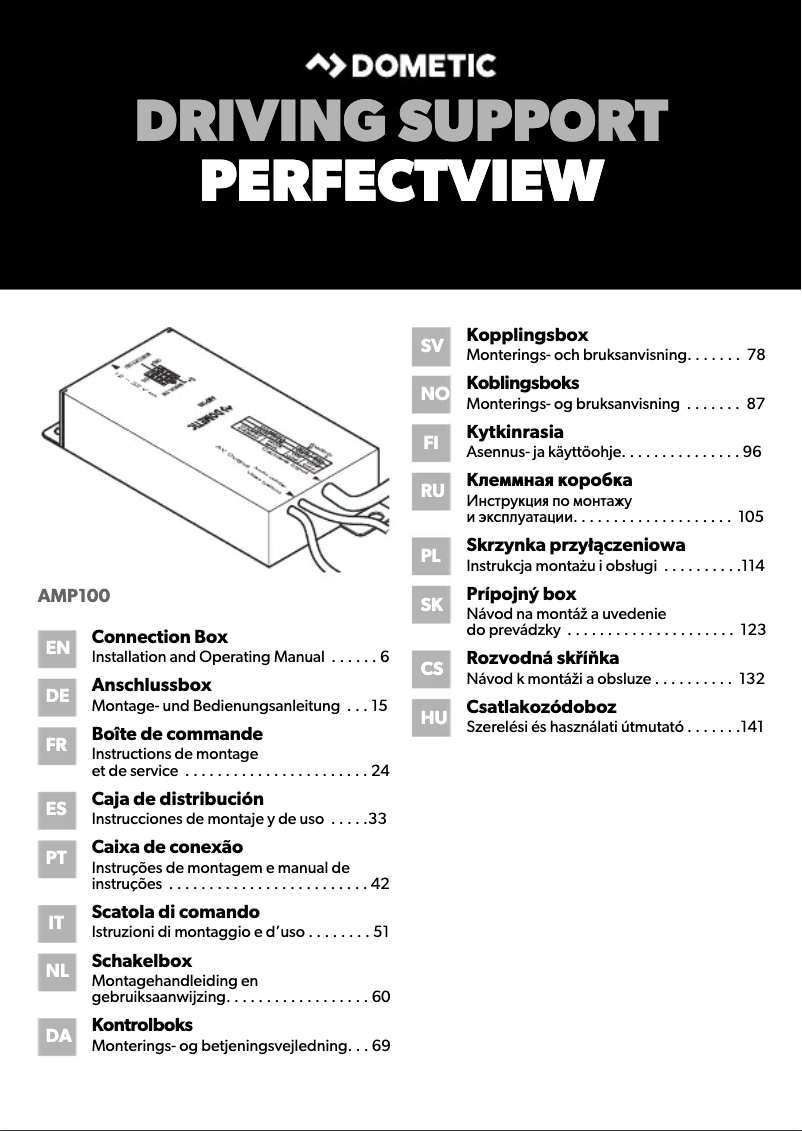 Page n°1 - Manuel utilisateur Dometic PerfectView CAM 80 NAV