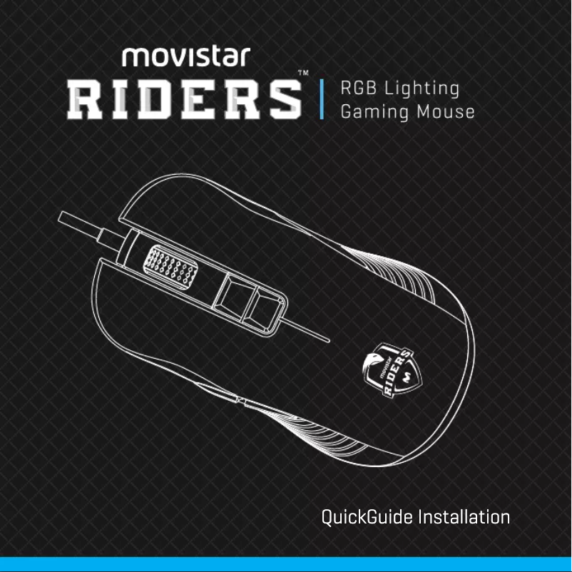 Image de la première page du manuel de l'appareil Movistar Riders Mouse