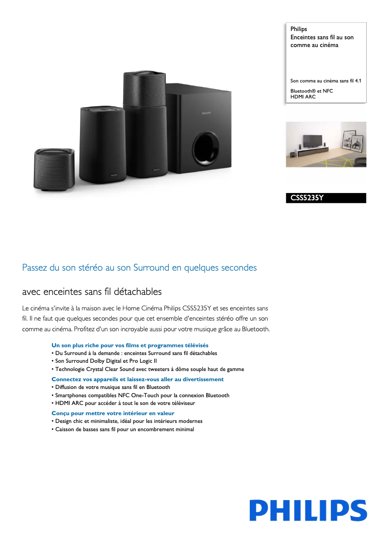 Image de la première page du manuel de l'appareil CSS5235Y