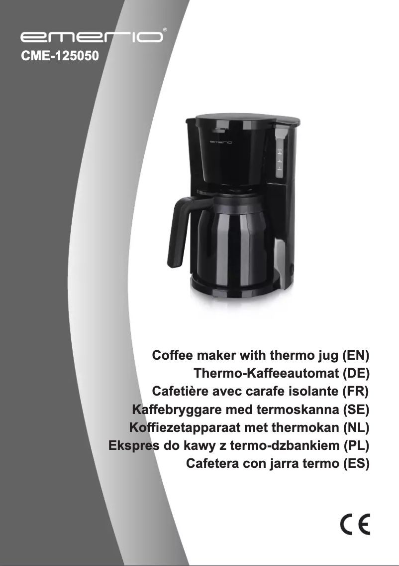 Page n°1 - Manuel utilisateur Emerio CME-125050