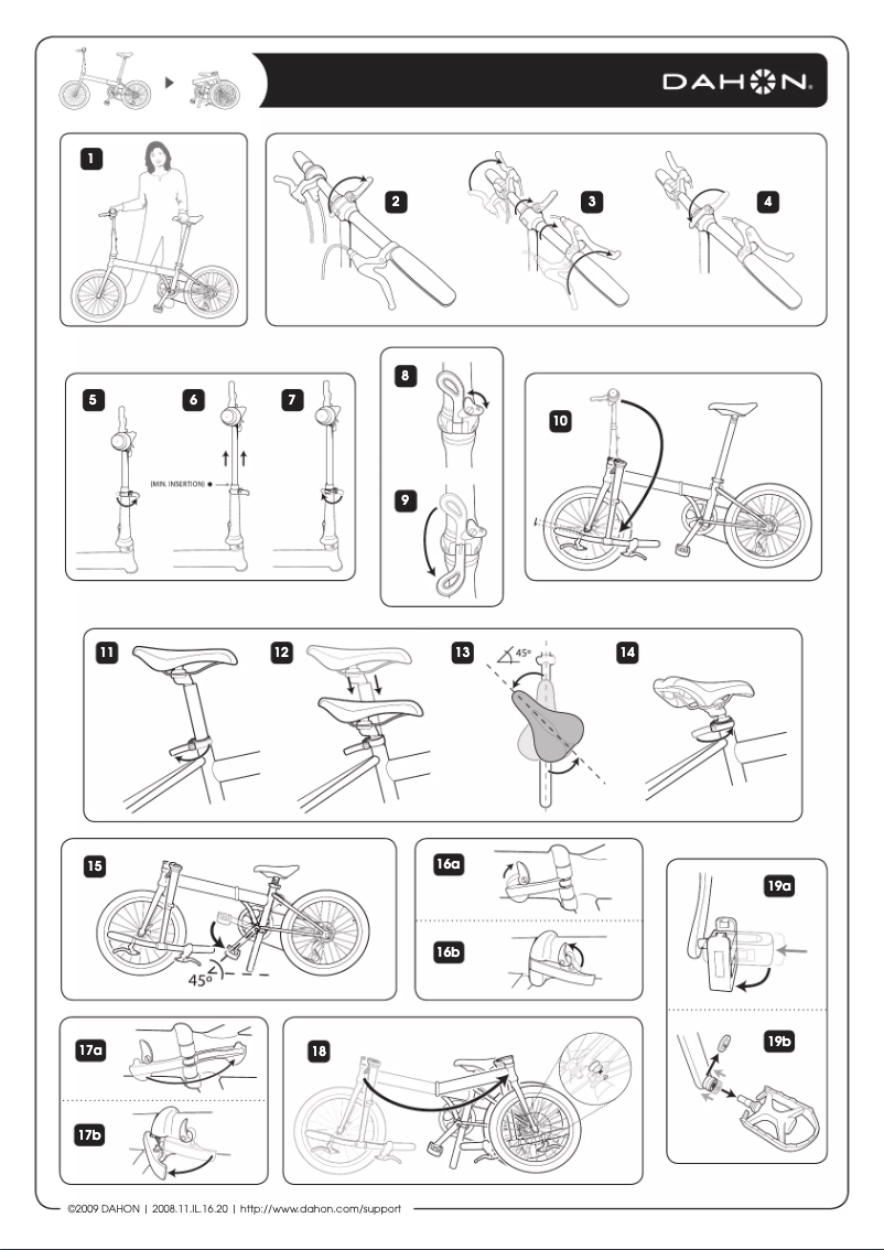 Page n°1 - Manuel utilisateur Dahon EEZZ D3